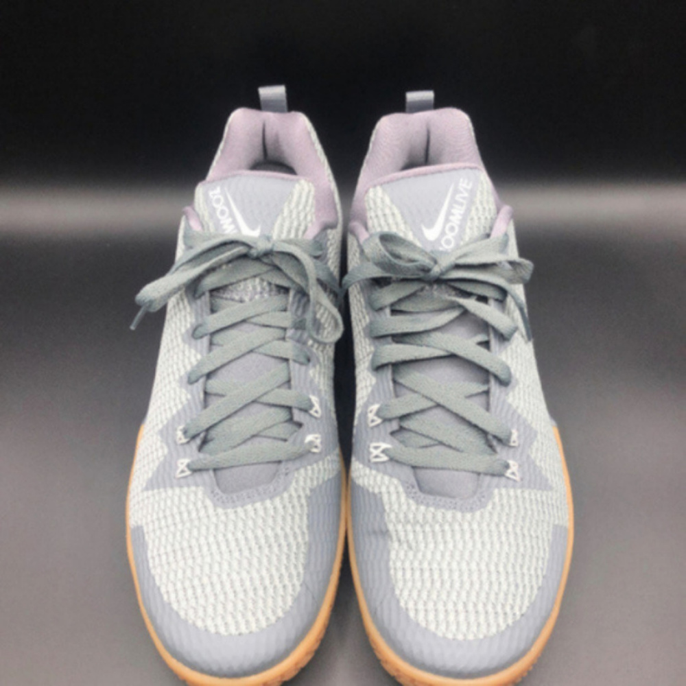 Men's Nike Zoom Live II Grey/Reflect Silver - Picture 4 of 7